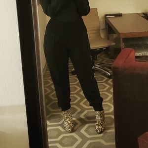 SHEIN Elastic Waist Jogger, Black, Size XL